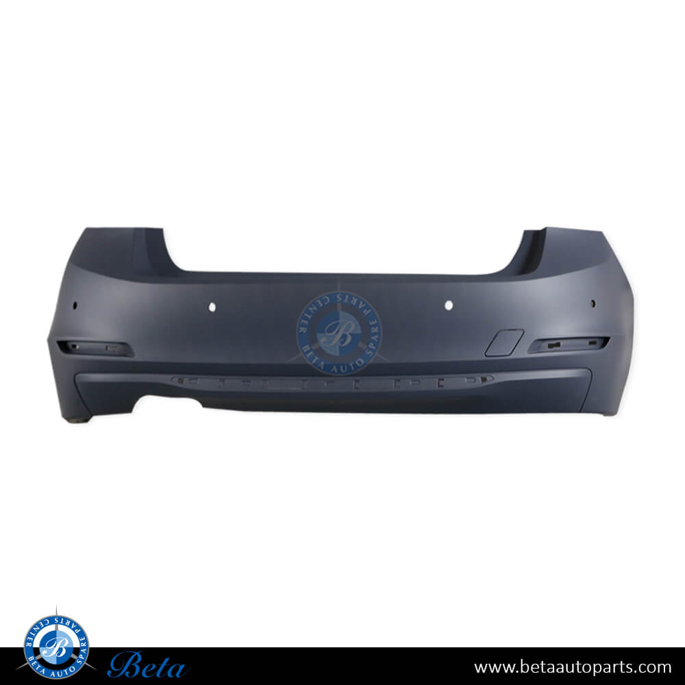 Rear Bumper with PDC with Moulding Hole Line for BMW 3 Series F30 2012-2015 models, Part Number 51127312734 / 51127312731 Rear Bumper with PDC with Moulding Hole Line for BMW 3 Series F30 2012-2015 models, Part Number 51127312734 / 51127312731